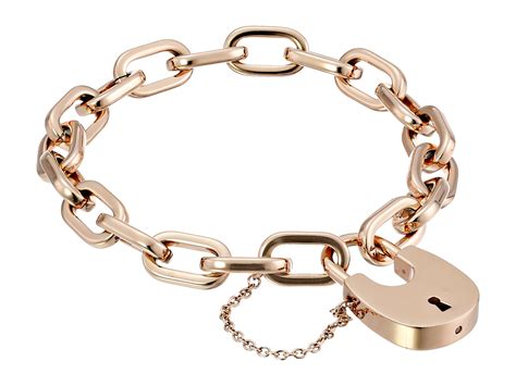 michael kors gold bracelet with padlock